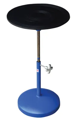 Vestil TT-18-PED heavy-duty manual turntable shown from an alternate angle