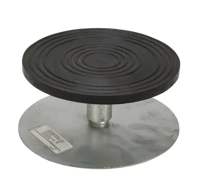 Vestil TT-8-4 heavy-duty manual turntable shown from an alternate angle