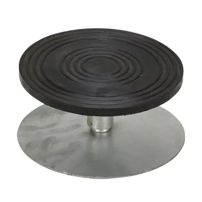 Vestil TT-8-4 heavy-duty manual turntable shown from an alternate angle