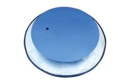 Vestil TT-N-24-4 heavy-duty manual turntable shown from an alternate angle