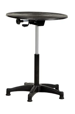 Vestil TT-N-24-CPED heavy-duty manual turntable shown from an alternate angle