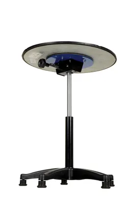 Vestil TT-N-24-CPED heavy-duty manual turntable shown from an alternate angle
