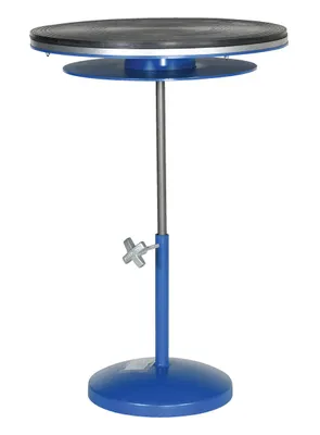Vestil TT-N-24-DPED heavy-duty manual turntable shown from an alternate angle