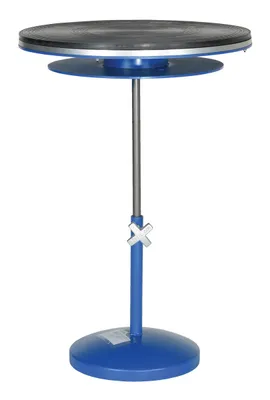 Vestil TT-N-24-DPED heavy-duty manual turntable shown from an alternate angle