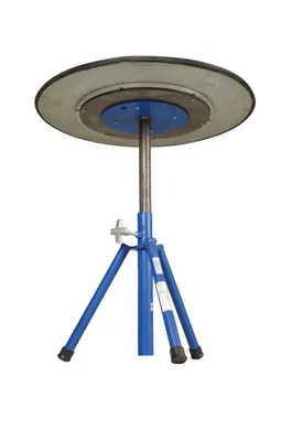 Vestil TT-N-30-PED heavy-duty manual turntable shown from an alternate angle