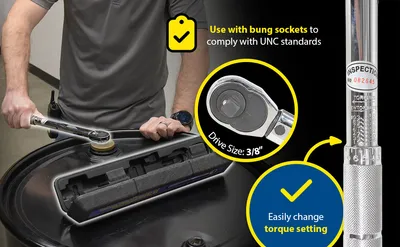 Vestil TW-38-10PK torque wrenche feature highlights