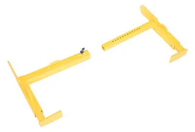 Vestil TWL-2435 trailer wheel lock shown from an alternate angle