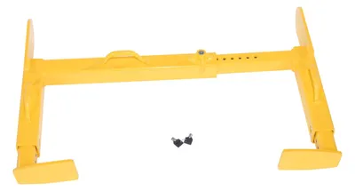 Vestil TWL-2435 trailer wheel lock shown from an alternate angle