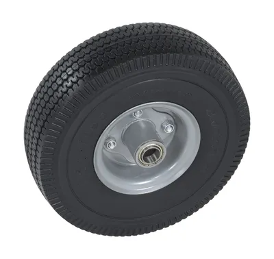 Vestil UFBK-10-WHL-34 urethane solid foam wheel shown from an alternate angle