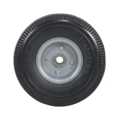 Vestil UFBK-10-WHL-34 urethane solid foam wheel shown from an alternate angle