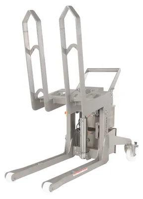 Vestil ULM-TM-15-2331 ulma stainless steel tilt master shown from an alternate angle