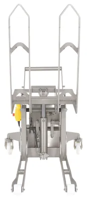 Vestil ULM-TM-15-2331 ulma stainless steel tilt master shown from an alternate angle