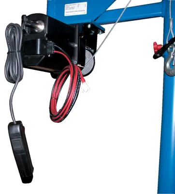 Vestil VAN-J-DC lifter jib shown from an alternate angle