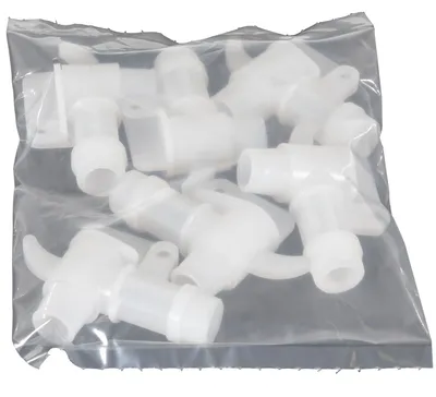 Vestil VDFT-6PKG manual drum faucet shown from an alternate angle