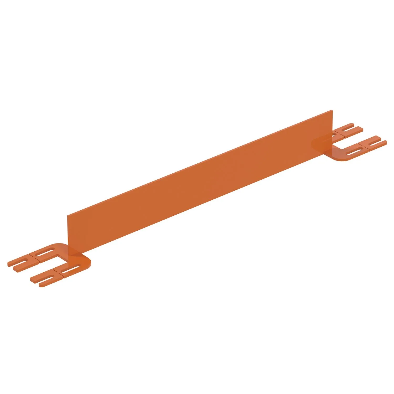 Vestil VDKR-3-TB-OR steel safety railing
