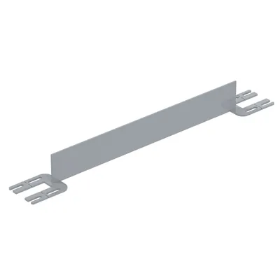 Vestil Steel Toe Board For Pipe Safety Railing 3 Ft. Length Silver