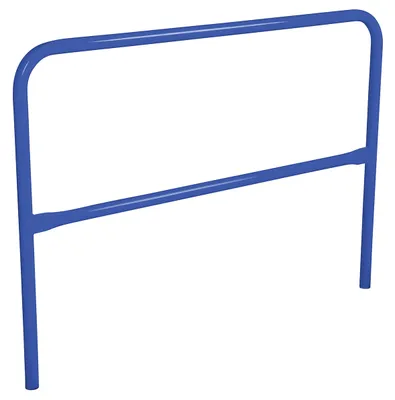 Vestil Steel Safety Railing 5 Ft. Length Blue