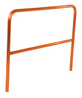 Vestil Steel Safety Railing 5 Ft. Length Orange