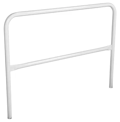 Vestil Steel Safety Railing 5 Ft. Length White