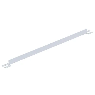 Vestil Steel Toe Board For Pipe Safety Railing 7 Ft. Length White
