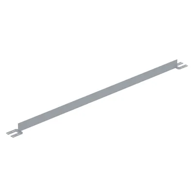 Vestil Steel Toe Board For Pipe Safety Railing 8 Ft. Length Silver