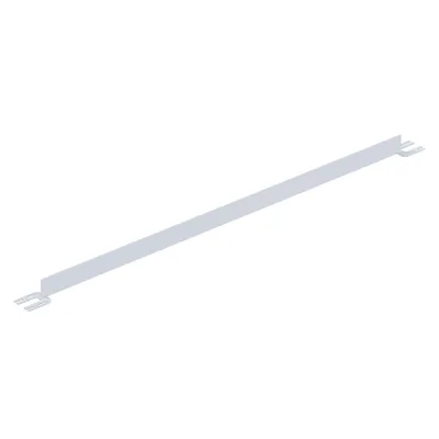 Vestil Steel Toe Board For Pipe Safety Railing 8 Ft. Length White