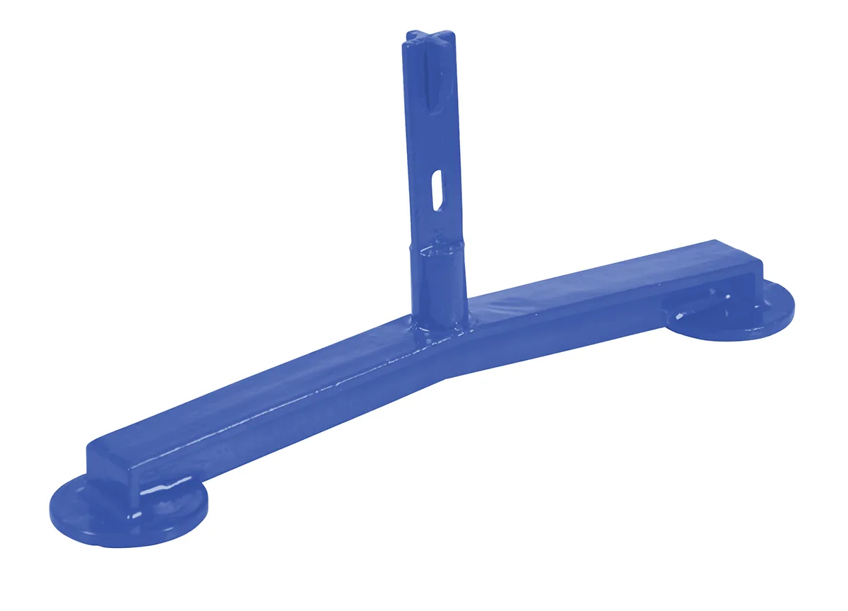 Vestil VDKR-BB-F-BL steel safety railing