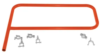 Vestil VDKR-G4-OR steel safety railing shown from an alternate angle