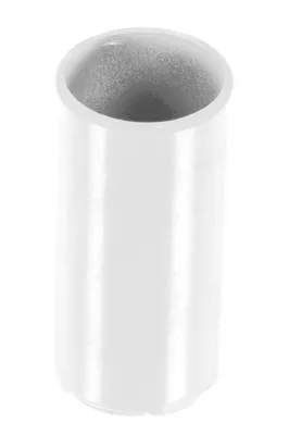 Vestil Steel Sleeve 2 In. Diameter For Pipe Safety Railing White
