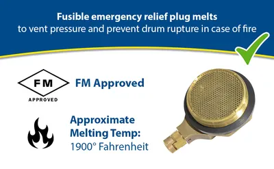 Vestil VENT-H drum vent feature highlights