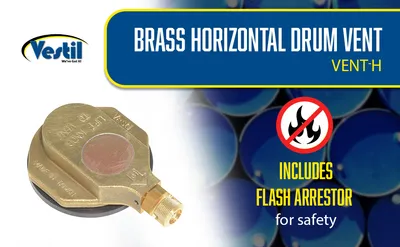 Vestil VENT-H drum vent feature highlights