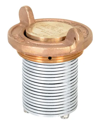 Vestil VENT-V drum vent shown from an alternate angle
