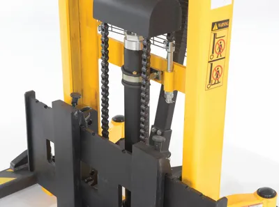 Vestil VHPS-2000-AA-35 manual & electric stacker shown from an alternate angle