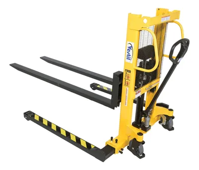 Vestil VHPS-550-AA-F72 manual & electric stacker shown from an alternate angle