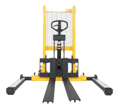 Vestil VHPS-550-AA-F72 manual & electric stacker shown from an alternate angle