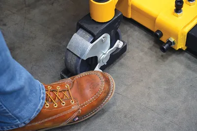Vestil VHPS-550-AA-F72 manual & electric stacker shown from an alternate angle