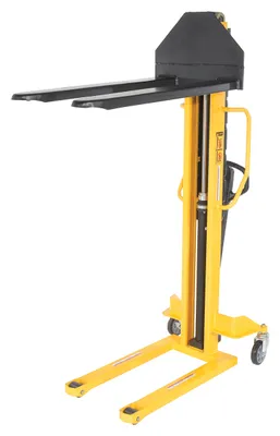 Vestil VHPS-NM-1000-FF manual & electric stacker shown from an alternate angle