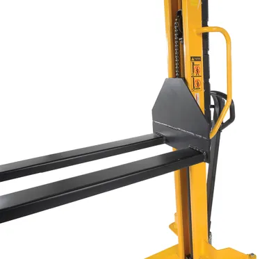Vestil VHPS-NM-1000-FF manual & electric stacker shown from an alternate angle