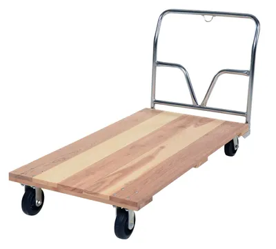 Vestil VHPT-3060 hardwood platform truck shown from an alternate angle