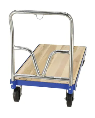 Vestil VHPT/S-2448 hardwood platform truck shown from an alternate angle