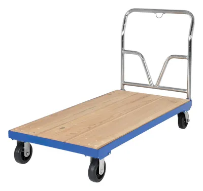 Vestil VHPT/S-2754 hardwood platform truck shown from an alternate angle