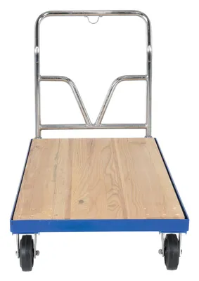 Vestil VHPT/S-2754 hardwood platform truck shown from an alternate angle