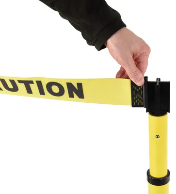 Vestil WBS-4RH web barrier stake shown from an alternate angle