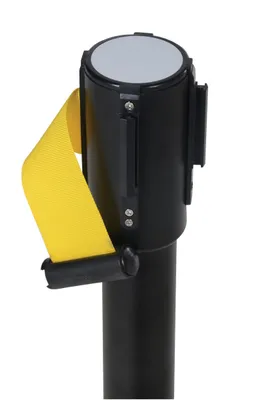 Vestil WEB-P indoor personnel guidance barrier shown from an alternate angle