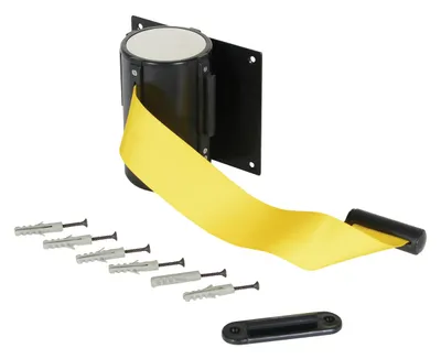 Vestil WEB-W-15 indoor personnel guidance barrier shown from an alternate angle