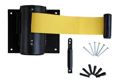Vestil WEB-W indoor personnel guidance barrier shown from an alternate angle
