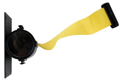 Vestil WEB-W indoor personnel guidance barrier shown from an alternate angle