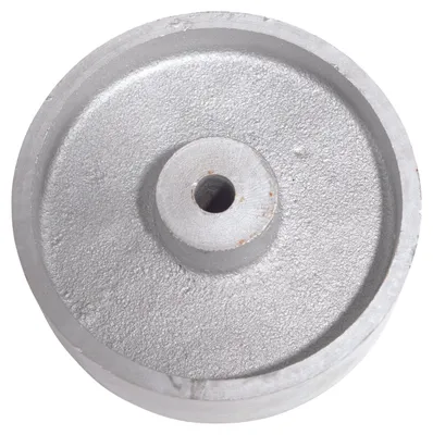 Vestil WHL-MA-4X1.25-3/8 metal alloy wheel shown from an alternate angle