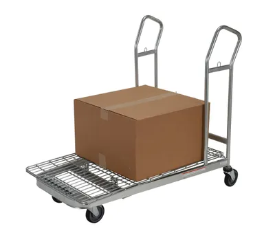 Vestil WIRE-M nestable wire cart shown from an alternate angle