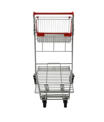 Vestil WIRE-S nestable wire cart shown from an alternate angle
